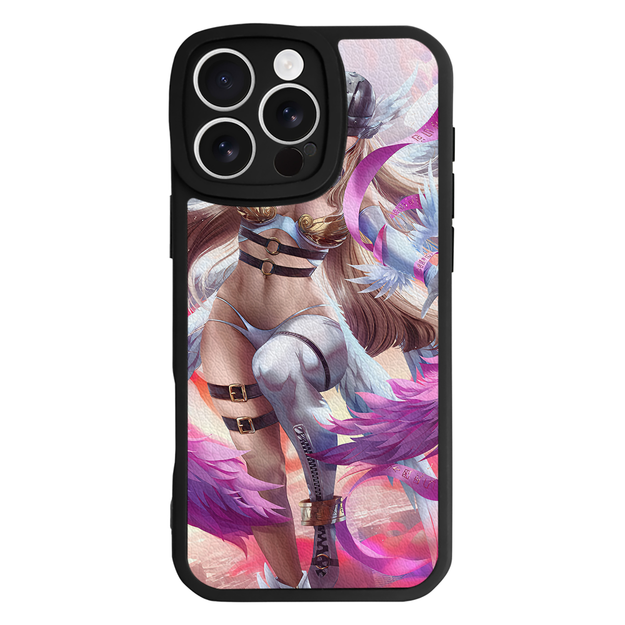 （画像用） Digimon デジタルモンスター/デジモン 【iPhone 16シリーズ対応】シリコンスマホケース（レザー調） 材質：シリコン